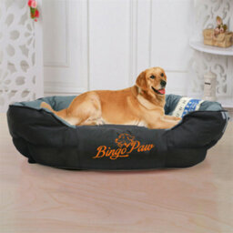 Bingopaw Xxl Waterproof Pillow Sofa Dog Bed Pet Bed Cushion Mat Durable & Washable, 130X90X26Cm