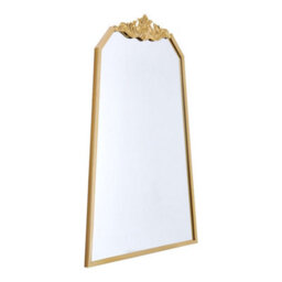 Living And Home Wall Mounted Gold Metal Framed Decorative Framed Mirror W 600mm X H 900mm - thumbnail 3