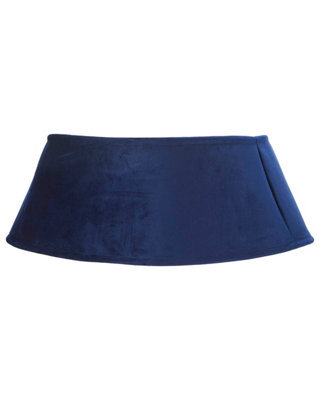 Werchristmas 70 Cm Navy Velvet Christmas Tree Collar - image 1