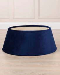 Werchristmas 70 Cm Navy Velvet Christmas Tree Collar - thumbnail 5