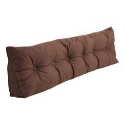 Darphe Brown Washable Wedge Headboard Pillow 180Cm W X 20Cm D X 50Cm H - thumbnail 4