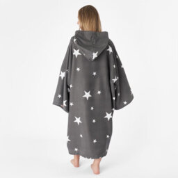 OHS Star Hooded Poncho Towel Swimming Adult Dry Changing Robe Beach Bath - thumbnail 4