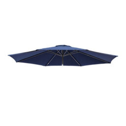 VRUC Replacement Parasol Fabric Umbrella Canopy Cover For 2.7M 8 Arm Parasols Blue - thumbnail 1