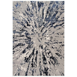 Smart Living Luxury Soft Modern Shimmer Sunset Rug For Living & Bedroom - Blue - 200 X 290 Cm - thumbnail 3