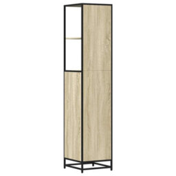 Berkfield Bathroom Cabinet Sonoma Oak 35X37.5X166 Cm Engineered Wood - thumbnail 8