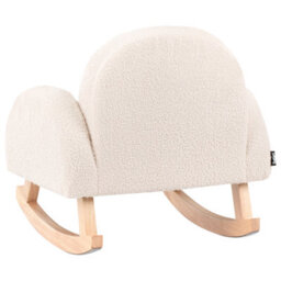 Beliani Kids Rocking Chair Hug Boucle Light Beige - thumbnail 6
