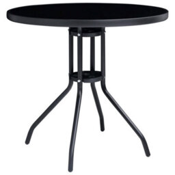 Walplus 5 Piece Bistro Set Black And Anthracite - thumbnail 2