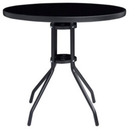 Walplus 5 Piece Bistro Set Black And Anthracite - thumbnail 3