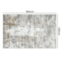 Marlow Green Washable Floor Rug Soft Non Slip Living Room Hallway Carpet - thumbnail 7