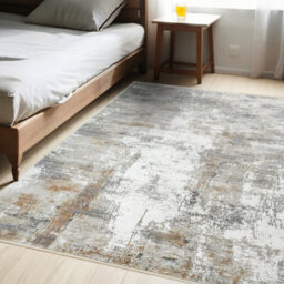 Marlow Green Washable Floor Rug Soft Non Slip Living Room Hallway Carpet - thumbnail 1