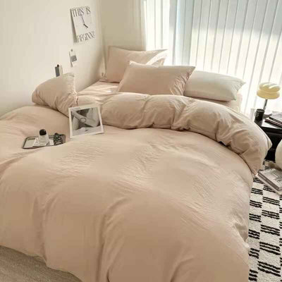 Cotton Bedding Set With Sheet, Duvet Cover & Pillowcases  King Bed Size - image 1