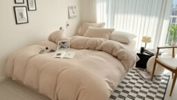 Cotton Bedding Set With Sheet, Duvet Cover & Pillowcases  King Bed Size - thumbnail 2