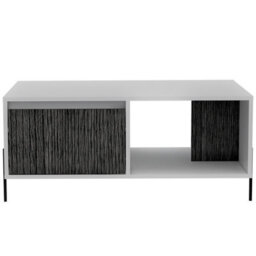 Core Products Dallas White Coffee Table With Drawer, H40.0Cm X W92.5Cm X D55.0Cm - thumbnail 2