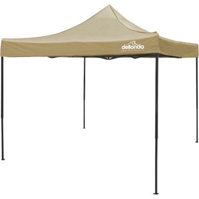 Loops Durable 3X3M Beige Pop-Up Gazebo With Water-Resistant Canopy For Outdoor Events - image 1