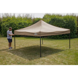 Loops Durable 3X3M Beige Pop-Up Gazebo With Water-Resistant Canopy For Outdoor Events - thumbnail 9