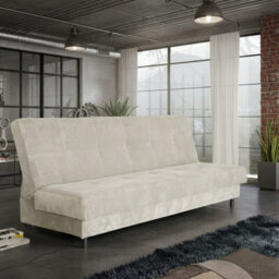 Enduro Xiv Modern Sofa Bed Has Click Clack Sleep Function Built In Bedding Storage And Comfortable Sleeping Area Beige