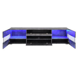 Furniture in Fashion Kirsten Wooden Tv Stand In Concrete Effect With Led Lighting - thumbnail 5