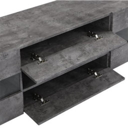 Furniture in Fashion Kirsten Wooden Tv Stand In Concrete Effect With Led Lighting - thumbnail 7