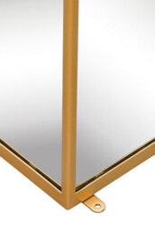 Mirroroutlet The Obelisk Gold Metal Edged Mirrored Ornament 100Cm X 20Cm X 20Cm - thumbnail 5
