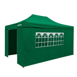 Dellonda Premium 3X4.5M Pop-Up Gazebo & Side Walls With Carry Bag, Stakes & Weight Bags - thumbnail 1