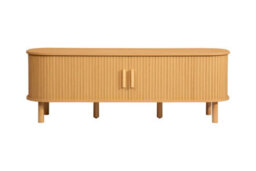 Oak Brown Axel Fluted Tv Unit Birlea - thumbnail 7