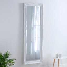 Yearn French Style Carved Mirror White 166X60Cm - thumbnail 1