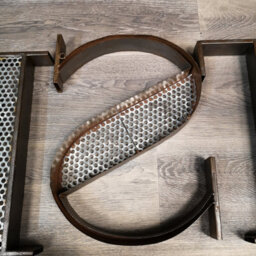 Samuel Alexander 40Cm Industrial Metal Set Of 14 Merry Christmas Letters Decoration - thumbnail 7