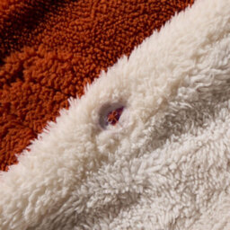 OHS Pumpkin Tufted Teddy Fleece Super Soft Duvet Set With Pillowcase - Double - thumbnail 4