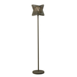 Luminosa Lighting Luminosa Polinesia Floor Lamp, 1 X E27, Ip44, Beige Oscu - thumbnail 1