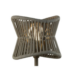 Luminosa Lighting Luminosa Polinesia Floor Lamp, 1 X E27, Ip44, Beige Oscu - thumbnail 8