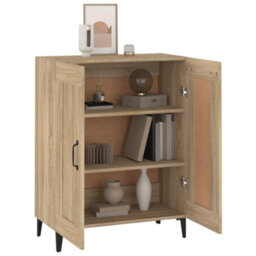 Berkfield Classic Sideboard Sonoma Oak 69.5X34X90 Cm Engineered Wood - thumbnail 4