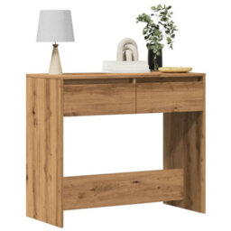 Berkfield Console Table Artisan Oak 89X41X76.5 Cm Engineered Wood