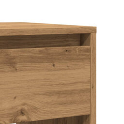 Berkfield Console Table Artisan Oak 89X41X76.5 Cm Engineered Wood - thumbnail 8