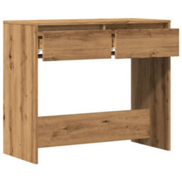Berkfield Console Table Artisan Oak 89X41X76.5 Cm Engineered Wood - thumbnail 5