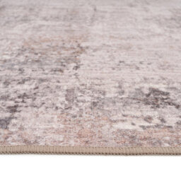 Loomed Brown Soft Machine Washable Washable Abstract Living Area Rug - 380 X 280Cm - thumbnail 8