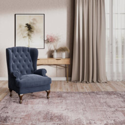 Loomed Brown Soft Machine Washable Washable Abstract Living Area Rug - 380 X 280Cm - thumbnail 4