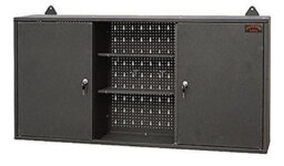 Dirty Pro Tools Wall Mounted Tool Cabinet Large Lockable Steel Garage Storage Cupboard & Hanging Tool Chest 1200mm