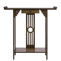 Large Wooden Hallway Console Table Entry Side Display Desk Industrial Wood Table - thumbnail 3