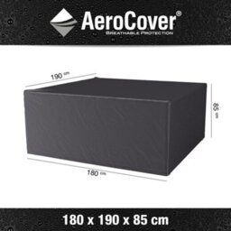 Pacific Lifestyle Platinum Aerocover Dining Furniture Waterproof Breathable Rip-Stop Polyester Cover W180Xd190Xh85Cm - thumbnail 1