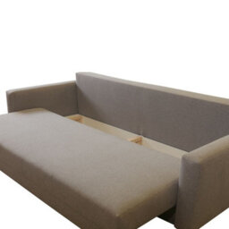 Bongo Modern Sofa Bed With Storage Universal Beige Fabric - thumbnail 5