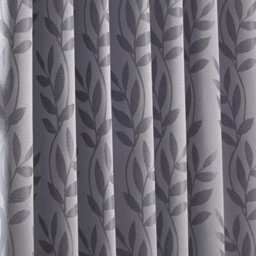 Luxury Living Tivoli Pencil Pleat Taped Top Curtains Silver - thumbnail 4