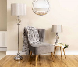 Pagazzi Lighting Pagazzi Vanessa Polished Chrome & Glass Table Lamp - thumbnail 2
