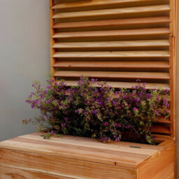 Primrose Smarter Storage Bench Venetian Trellis Furniture Seat Raised Planter - thumbnail 3