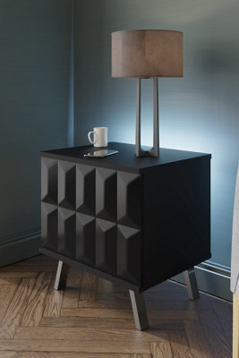 Frank Olsen Elevate Black Lamp Table With Led Mood Lighting - image 1