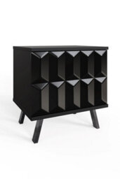 Frank Olsen Elevate Black Lamp Table With Led Mood Lighting - thumbnail 2