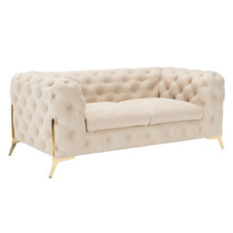 Stratus Interiors Italian Chesterfield 2 Seater Sofa Plush Velvet Uk Manufactured - thumbnail 1