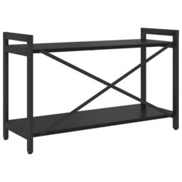 Berkfield Modern Bookcase Black Oak 80 X 30 X 48.5 Cm Engineered Wood - thumbnail 7