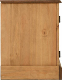 Seconique Corona Waxed Pine 2 Door 1 Shelf Flat Screen Tv Unit Cupboard Storage - thumbnail 4