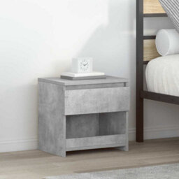 Berkfield Elegant Bedside Cabinets 2 Pcs Concrete Grey 40X30X39 Cm Engineered Wood - thumbnail 2