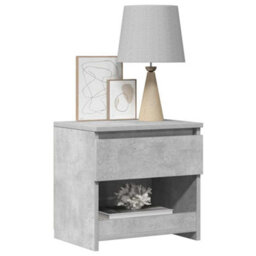 Berkfield Elegant Bedside Cabinets 2 Pcs Concrete Grey 40X30X39 Cm Engineered Wood - thumbnail 4